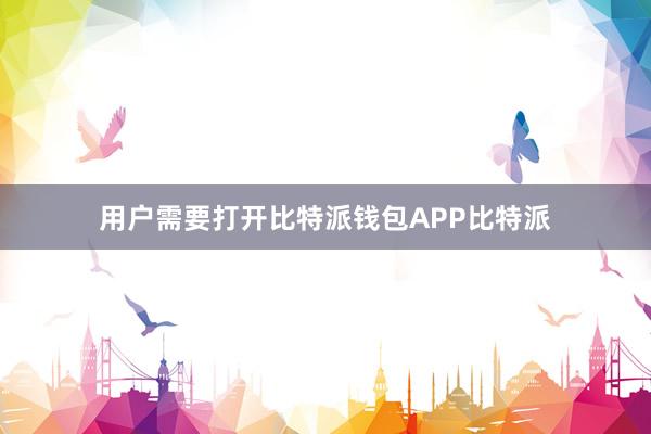 用户需要打开比特派钱包APP比特派