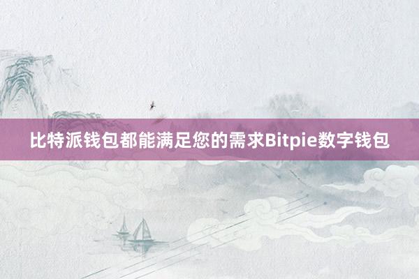 比特派钱包都能满足您的需求Bitpie数字钱包