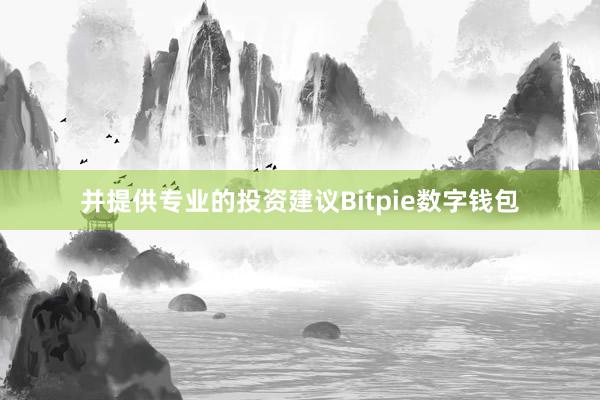 并提供专业的投资建议Bitpie数字钱包