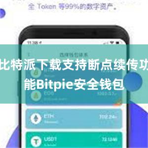 比特派下载支持断点续传功能Bitpie安全钱包